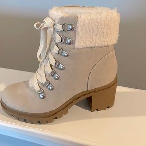 Women’s soda booties, taupe